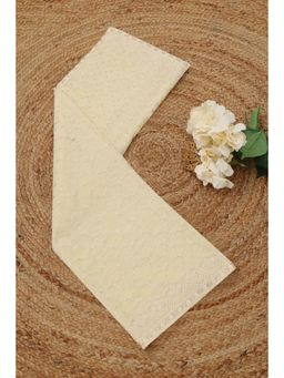 Soch - Light Yellow Embroidered Dupatta