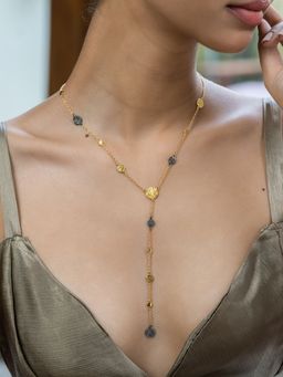 Shaya by CaratLane - 925 Silver Shaya by CaratLane Stardust In The Air Confetti Necklace In Dual Plated