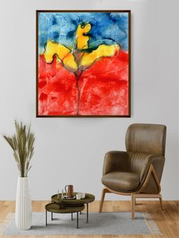 The Art House - Abstract Painting Multicolor (40X30 Inches)