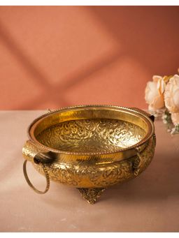 Fabindia - Gold Brass Casted Urli