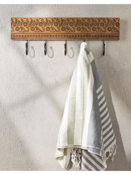 Fabindia - Brown Wooden Wall Hook