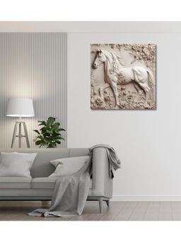 Olive Tree - Beige Canvas Wall Painting for Living Room