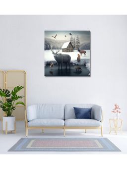 Olive Tree - Multi-Color Canvas Wall Painting for Living Room