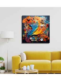 Olive Tree - Multi-Color Canvas Wall Painting for Living Room