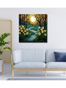 Olive Tree - Multi-Color Canvas Wall Painting for Living Room