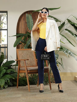 Blissclub - Am:Pm Cotton Straight Pants