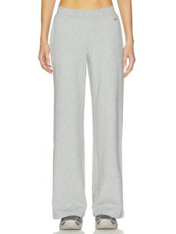 437 - Off Duty Women's Mid-Waist Pull-On Wide Trousers Grey