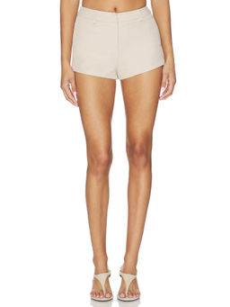 ALL THE WAYS - Landry Women's Stretch Suiting Shorts Beige