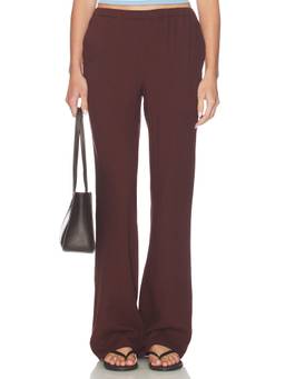 ALL THE WAYS - Lilijana Women's Pull-On Wide-Leg Trousers Brown