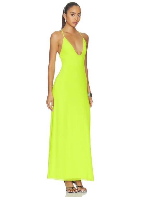 green pleated formal dress ASOS Design - Satin Maxi - Women - Polyester - 8 US HOT SALE main image 1