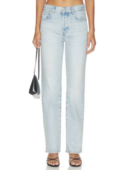 AG Jeans - Sydney Women's Mid-Waist Stretch Straight-Leg Jeans Blue
