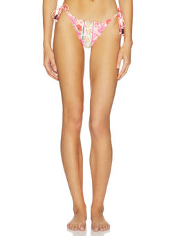 Agua Bendita - Alegria Ruche Women's Side Tie Ruched Bikini Bottom Bahia