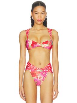 Agua Bendita - x REVOLVE Women's Padded Bandeau Bikini Top Bahia