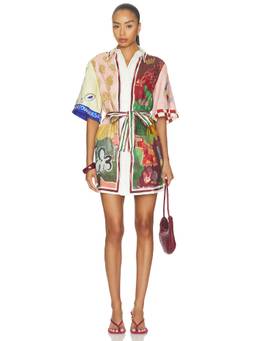 Alemais - Tangible Love Women's Printed Belted Shirt Mini Dress Multi-Color