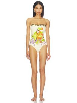 Alemais - Island Cove Women's Detachable Halter Neck One Piece Swimsuit Cream