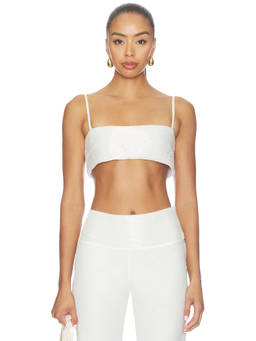 Asta Resort - Iris Women's Hand Beaded Bralette Off White