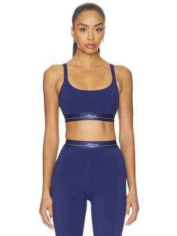 Astoria - Wide Strap Women's Padded Lightweight Sports Bra Navy Blue