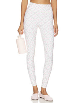 Astoria - Women's Stretch Pull-On Leggings Rose Lattice