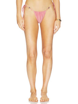 Bananhot - Bloom Women's Side Tie Bikini Bottom Rose Tan