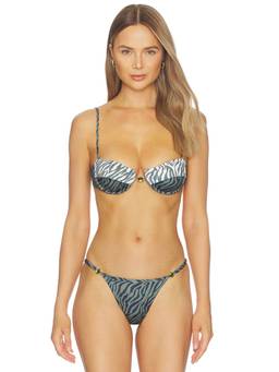 Bananhot - Prima Women's Underwire Adjustable Strap Bikini Top Green