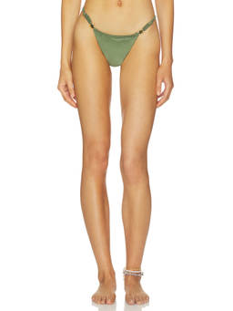 Bananhot - Emi-lynn Women's Adjustable Side Bikini Bottom Olive
