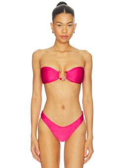 Baobab - Nala Women's Unpadded Strapless Bikini Top Magenta