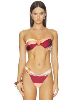 Baobab - Nala Women's Unpadded Strapless Bikini Top Terracotta