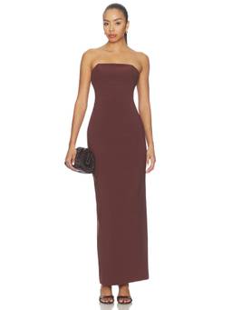 Bec + Bridge - Romee Women's Strapless Boned Bodice Maxi Dress Wine
