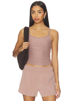 Beyond Yoga - Spacedye Forever Women's Sleeveless Waist Length Tank Top Taupe