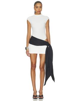 Benni - Dakota Women's Sash Detail Bodycon Mini Dress White