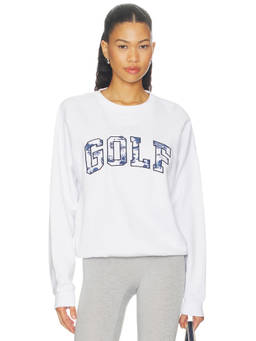 BEACH RIOT - Devyn Women's Oversized Graphic Sweatshirt White
