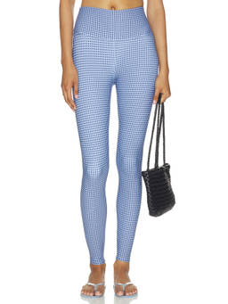 BEACH RIOT - Piper Women's High-Waisted Stretch Leggings Blue