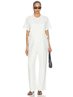 BUMPSUIT - Denim Painter Women's Pull-On 4-Pocket Jumpsuit Ivory