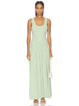 By Malene Birger - Marcielle Women's Sleeveless Drop Waist Maxi Dress Green