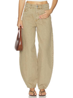 By Malene Birger - Dallas Women's Mid-Waist Wide Jeans Toasted Coconut