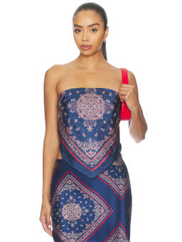 CAMI NYC - Juli Women's Strapless Self Design Camisole Mariner's Bandana