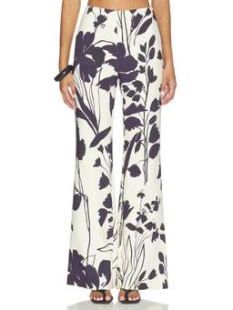 Cara Cara - Pisa Women's High-Waist Wide-Leg Palazzo Pants Ivory