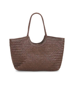 Casa Clara - Kit Leather Tote Bag Dark Cocoa