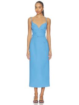 Acler - Northwick Women's Crystal Floral Applique Maxi Dress Blue