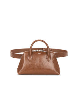 Coperni - Lizard Print Leather Belt Bag Brown