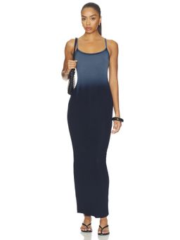 COTTON CITIZEN - Verona Women's Spaghetti Strap Maxi Dress Navy Blue
