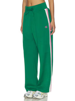 Champion - Tennis Court Women's Wide Leg Drawstring Trackpants Green