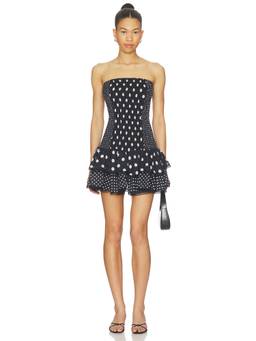Charo Ruiz Ibiza - Zahara Women's Smocked Strapless Mini Dress Black