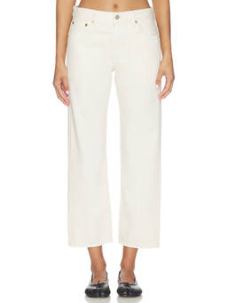 Denimist - Women's Rigid Denim Boyfriend Jeans Barley Khaki