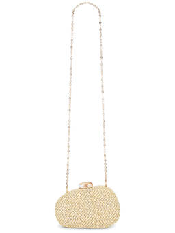 Dolce Vita - Raffia Box Clutch Natural