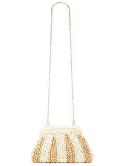 Dolce Vita - Hydra Framed Raffia Clutch Natural
