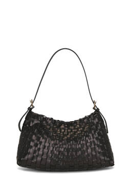 Dragon Diffusion - Salvage Woven Leather Hobo Bag Black