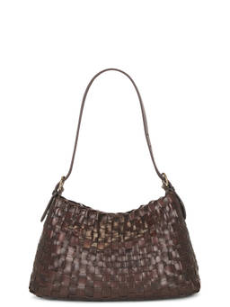 Dragon Diffusion - Salvage Woven Leather Hobo Bag Brown