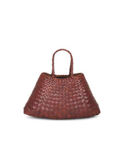 Dragon Diffusion - Santa Croce Leather Handbag Brown
