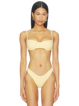 DEVON WINDSOR - Laurel Women's Underwire Bikini Top Yellow